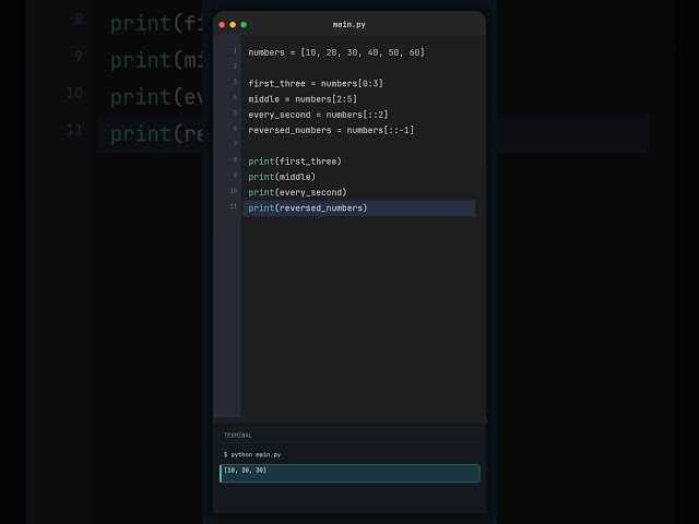 Python List Slicing Explained | Start, Stop & Step
