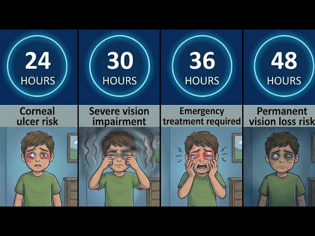 Comparison: What If You Stop Blinking?