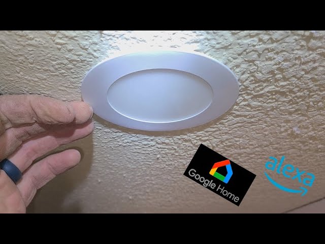 Lumary 4 inch Super Thin Smart Recessed LED Ceiling Lights - Works With Amazon Alexa & Google Home!