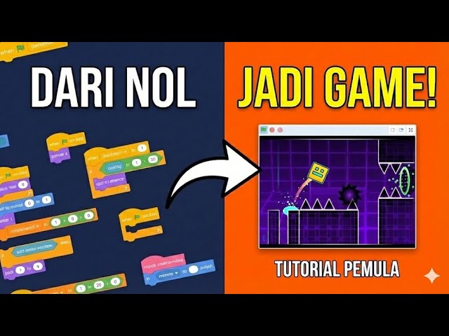 Logika di Balik Lompatan: Simulasi Geometry Dash dengan Scratch