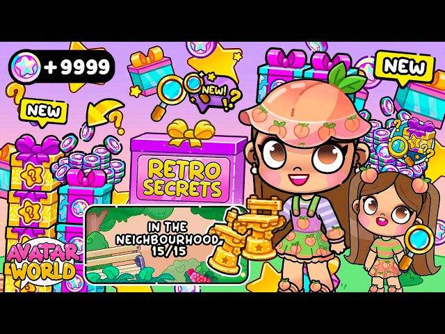 How to GET ALL COINS AND SECRETS in the NEIGHBORHOOD 🤩 New Update in Avatar World