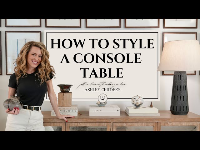 Tired of Boring Console Tables? Watch This