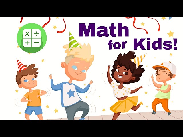 Back to School Math Party for Kids! | Elementary Math Lessons