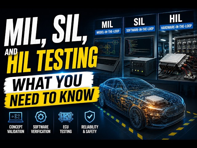 MIL, SIL, and HIL Testing