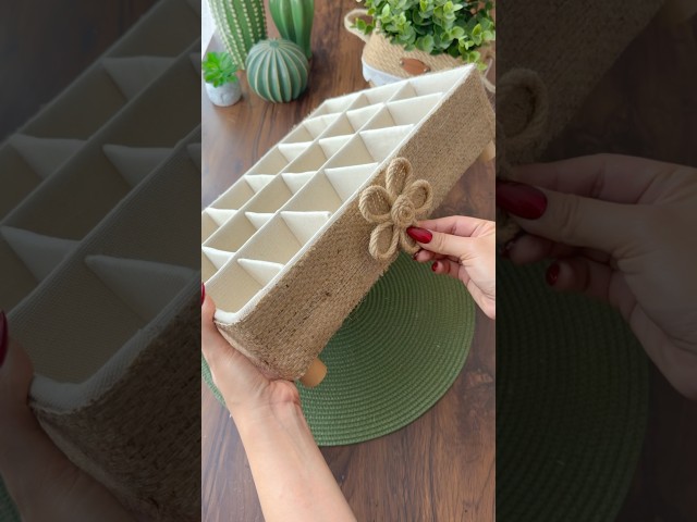 Genius Cardboard Organizer Idea - Best Out Of Waste #diy