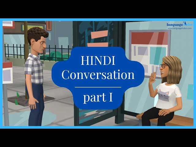 Hindi Conversation: part 1 - Learn Hindi through cartoons (with audio and subtitles)