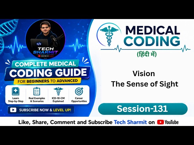 Vision – The Sense of Sight | Anatomy & Physiology | Medical | Medical coding course (Ep-131)