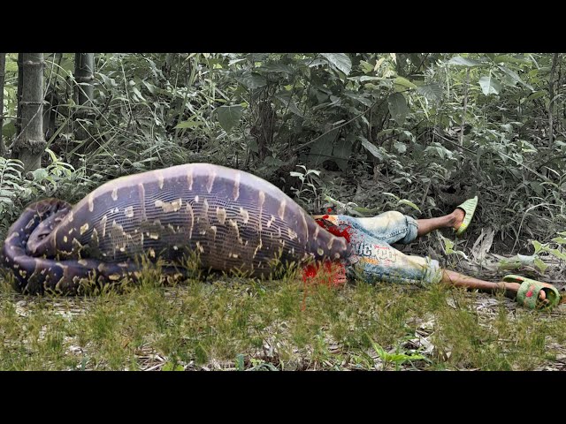 Anaconda Snake Attack Boys In Forrest | An Anaconda Snake Attack Brief Story