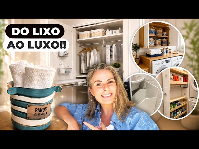 ✨DIY Laundry Room: Creative Organizer + Cabinet Ideas♻️Trash to Treasure for the Laundry Room | P...