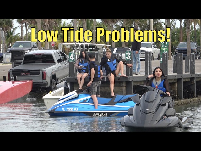 Low Tide Issues!! | Miami Boat Ramps