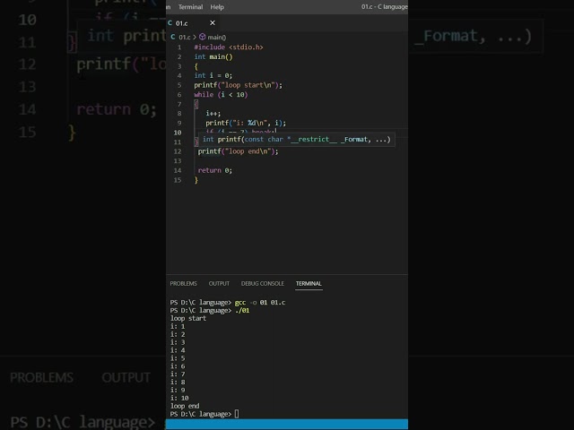 "C Programming Tutorial: Using Break and Continue to Control Loops"