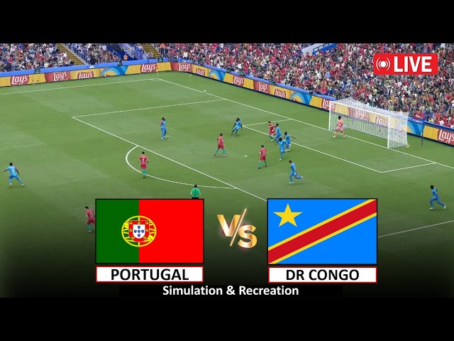 🔴Live : Portugal vs Congo DR I Full Game Live Streaming I 17 June, 2026 I Video Game Simulation