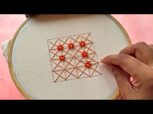 Latest hand embroidery designs pattern - beginner friendly tutorial bordado a mano para principiante
