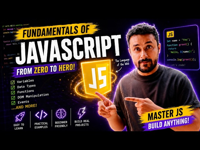 JavaScript Basics for Beginners | Complete Introduction