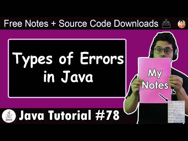 Errors & Exception in Java