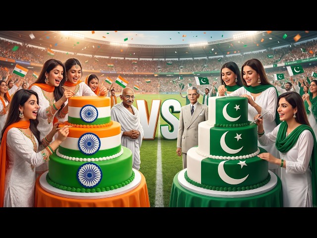 🔥 GIANT CAKE COMPETITION! INDIA 🇮🇳 VS PAKISTAN 🇵🇰 | WHO WINS?