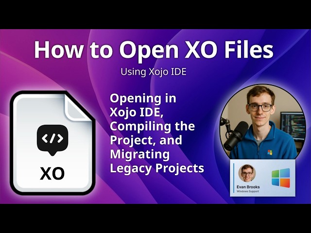 How to Open XO Files (XOJO Project)