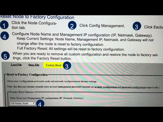 Hard Reset Persistent Systems MPU5 Node