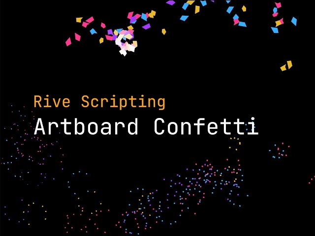 Rive Scripting: How to Use Your Own Art as Confetti
