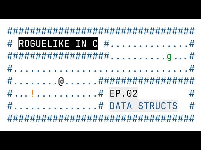Roguelike adventure in C: creature + game data