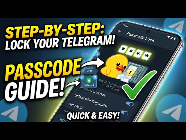 Enable Passcode Lock on Telegram - Step-by-Step!
