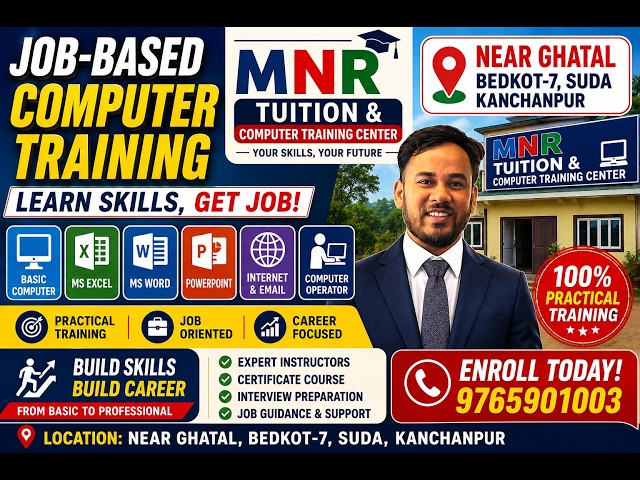 Job-Based Computer Training Near Ghatal, Bedkot-7, Suda | OMG Nepal Computer Institute