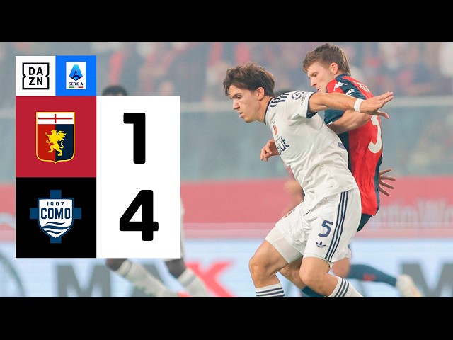 Genoa vs Como (1-4) | Highlights and goals | Serie A Highlights