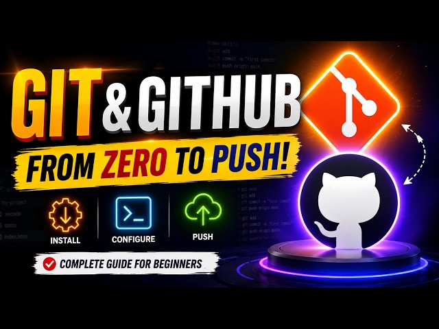 Git & GitHub Full Tutorial for Beginners | Installation, Setup & How to Push Code | #STLabsIndia