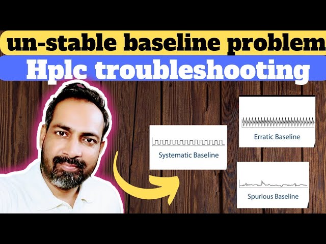 hplc troubleshooting shooting | baseline se problem ka andaza lagaen | Hindi