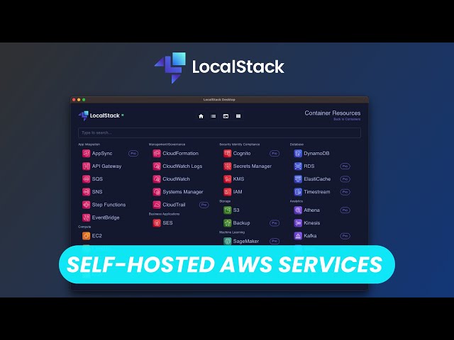 LocalStack: Free Open Source Self-Hosted AWS