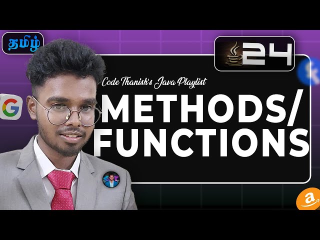 Methods in java | part - 24 | Code thanish's java playlist