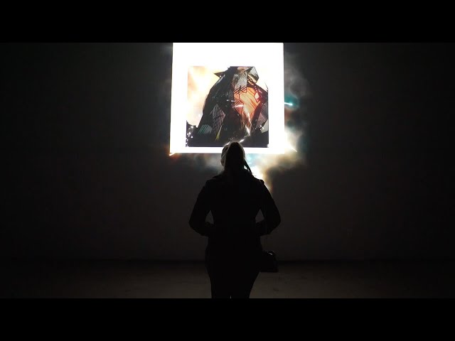 Potential Energy, an interactive audio-visual installation by Brett Bolton