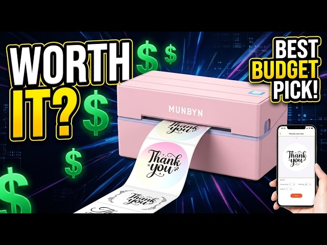 MUNBYN Thermal Label Printer Review – Worth It?