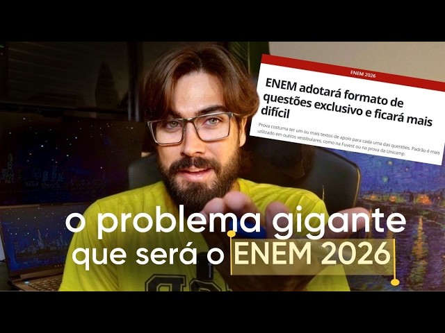 The 2026 ENEM exam will be merciless!!