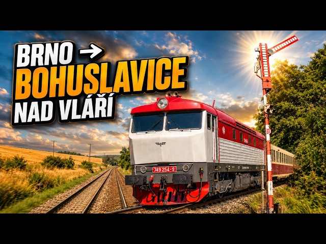 The BARDOTKA Across Moravia! 749.254 Cab Ride Brno – Kyjov – Uherský Brod – Bohuslavice nad Vláří