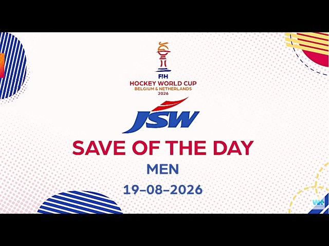Copa Mundial Masculina de Hockey FIH 2026: Atajada del día JSW - Corentin Saunier (FRA) vs ALE | ...