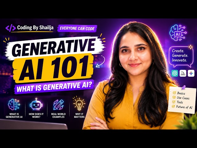 GENERATIVE AI 101 | What Is Generative AI? | Generative AI for Beginners