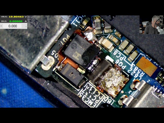 Medion Erazer Deputy P60 - Not charging. Dealing with welded MOSFET's not a straight forward repair