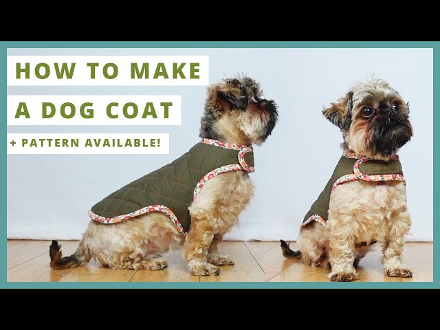 Dog Coat Pattern + Sewing Tutorial