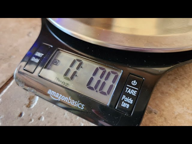 Amazon basics kitchen scale review