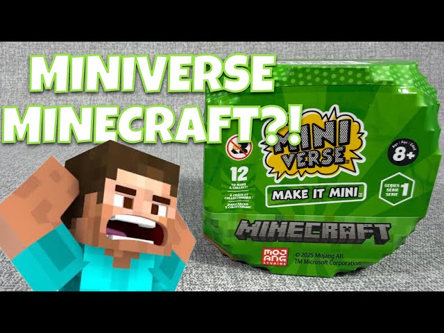 Minecraft MINIVERSE Make It Mini Opening and Review!