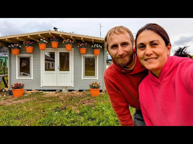 We built a fashionable shed on our new property!