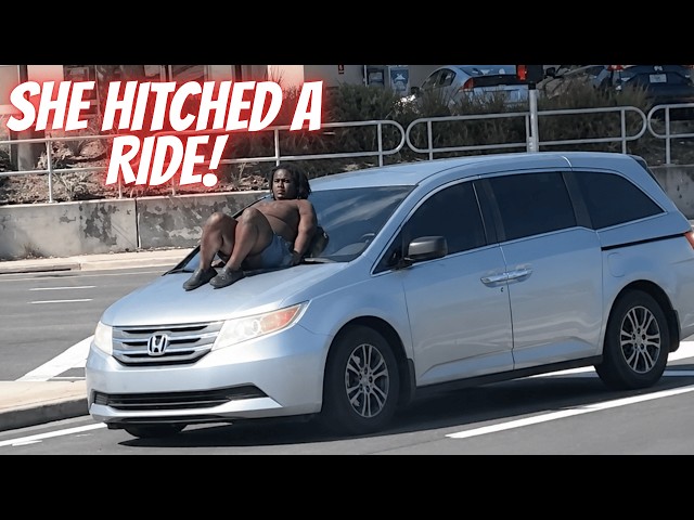 Minivan Takes Off With Woman on the Hood - Bad Drivers and Driving fails -learn how to drive #1626