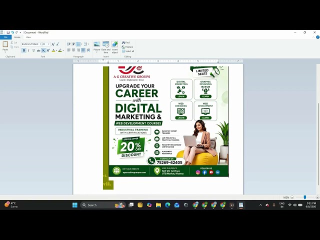 WordPad Tutorial for Beginners | Basic Computer Course – Lesson 2
