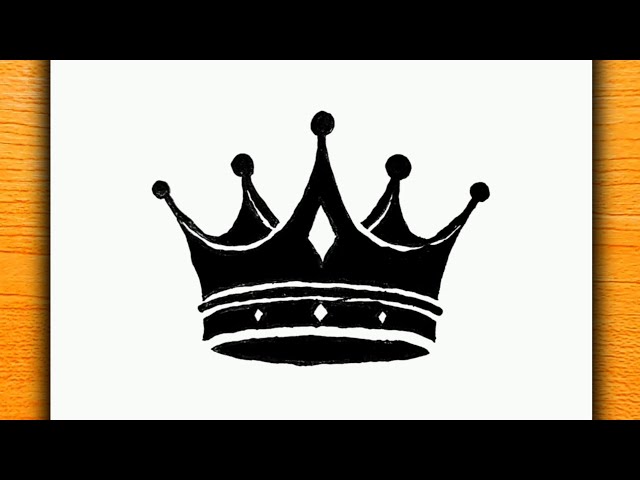 How to Draw a Crown 👑 | Easy Crown Drawing Tutorial | Simple & Creative Drawing 