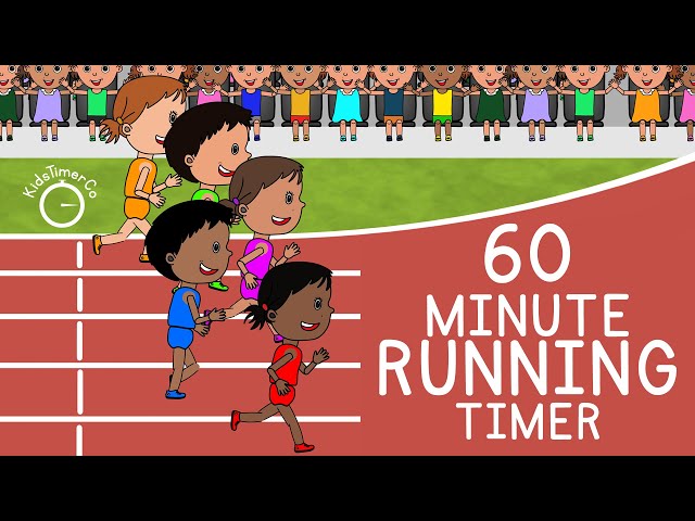 60 Minute Running Timer - Kids Visual Timer