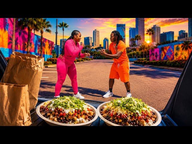 ROCK PAPER SCISSORS FOOD CHALLENGE🫣 (CHIPOTLE)
