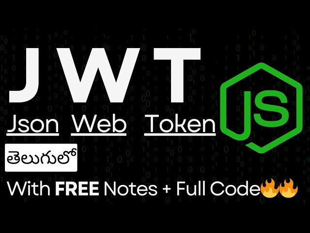 What is JWT? Json Web Token Explained and Coded from Scratch | NodeJS, Express, JSON WEB TOKEN