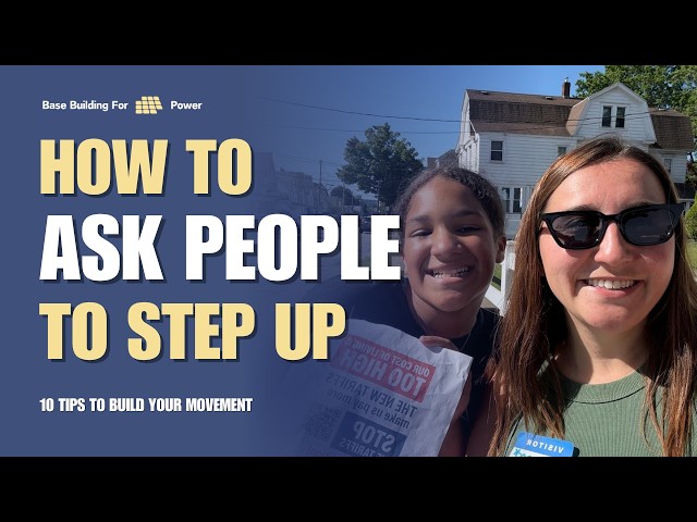 How to Ask People to Step Up | 10 Tips for Organizers