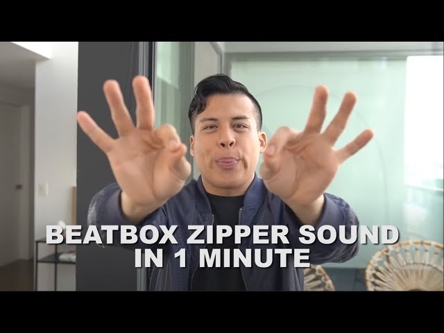 Cómo hacer el sonido de cremallera en beatbox en 1 minuto